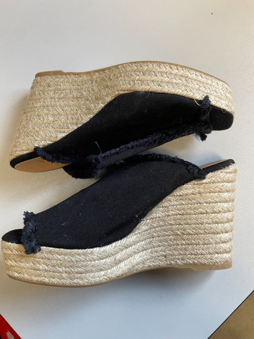 CASTANER Women's Black Cloth Espadrilles Size 38 - Picture 4 of 6